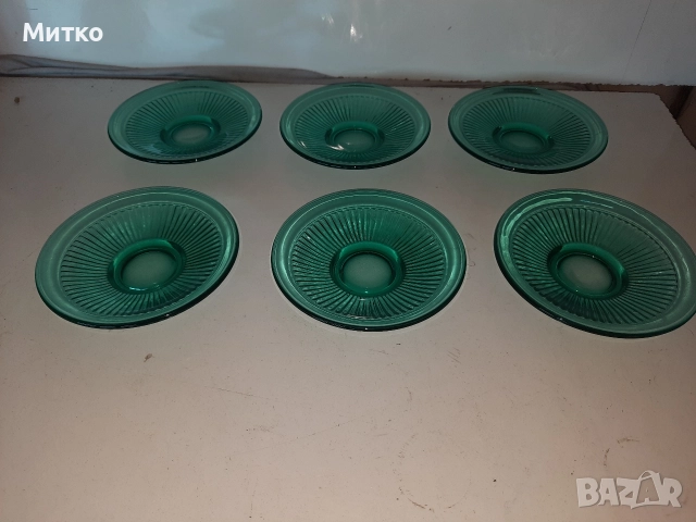 Десертни Стъклени чиний , снимка 8 - Чинии - 52860931