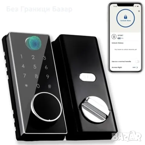Нова Смарт брава XFORT за врата Пръстов отпечатък и кодово отключване