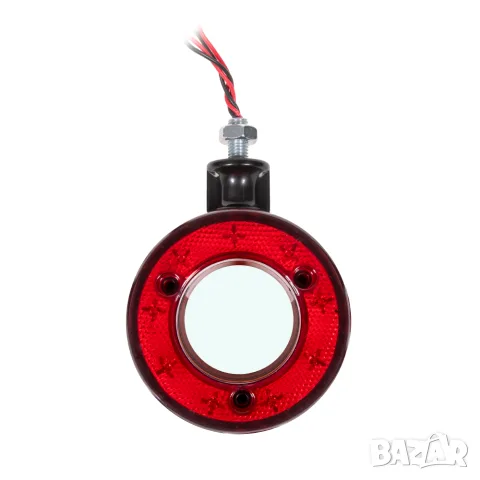 LED габарит за огледало 18 LED 12-24V червено-бял, снимка 2 - Аксесоари и консумативи - 55868887