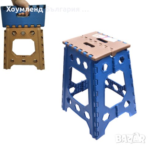 НОВ МОДЕЛ! Сгъваема табуретка до 120кг., снимка 1
