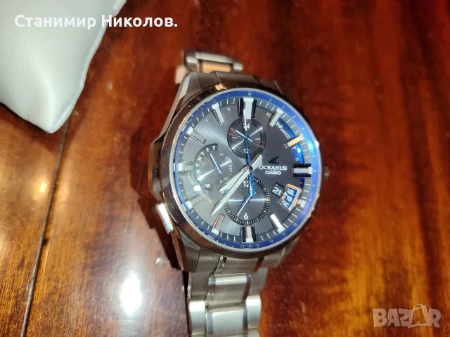 Часовник Casio Oceanus OCW-G2000-1AJF GPS,Bluetooth,Sapphire Cristal., снимка 4 - Мъжки - 55798202