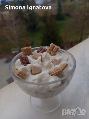 Ръчно направена натурална соева свещ, снимка 2 - Декорация за дома - 53516889