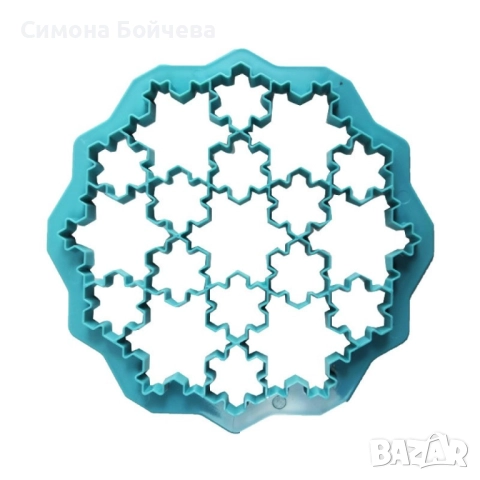 Силиконова форма за сладки и бисквити - сърца, снежинки или животинки, снимка 6 - Форми - 52843429