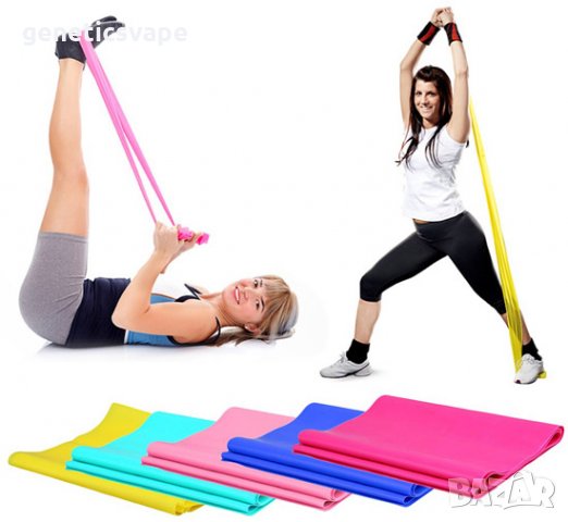 Ластик за тренировка - фитнес, йога, пилатес, рехабилитация, снимка 5 - Фитнес уреди - 33962069