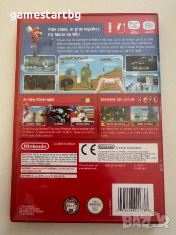 New Super Mario Bros. Wii за Wii / Wii U, снимка 2 - Игри за Nintendo - 51712521