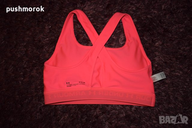 Under Armour Sport Bra спортно бюстие L, снимка 4 - Корсети, бюстиета, топове - 40690535