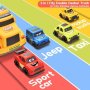 Нов комплект за малки деца Играчки Транспортни коли 1-3 год., снимка 3