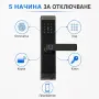 Смарт електронна брава за врата с код, отпечатък, карта и Bluetooth, снимка 3