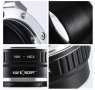 НЕИЗПОЛВАН K&F Concept NIK - NEX Адаптор (преходник) за обектив Nikkor AI/F към Sony E камера, снимка 4