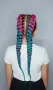 🎁Боксьорски Плитки 👑Box braids Детски прически Опашки Бохо Туистъри Ариел Къдрици Афро Канекалон , снимка 6