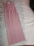Дълга лилава рокля с мъниста, снимка 1 - Рокли - 36124928