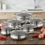 Комплект съдове за готвене от неръждаема стомана, снимка 1