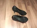  Черни дамски обувки на ток, снимка 2