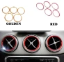 5 броя рингове за въздуховоди – червени или златни – за Mercedes A/B/GLA/CLA Class , снимка 1