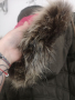Дамско зимно яке с качулка естествена кожа, Authentic, 44 размер, XL, снимка 6