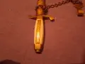 Общовойскови армейски кортик от соца отличен 34см и острие 25см ни, снимка 7