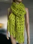 Ръчно плетен на една кука шал /нов/, снимка 1