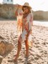 Елегантна дамска плажна туника, 4цвята - 023, снимка 3