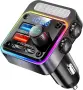 Nulaxy NX16 54W Bluetooth 5.3 FM трансмитер за автомобил с 4 USB порта, снимка 1