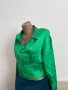 Сатенена зелена риза, снимка 3