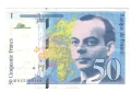 France-50 Francs-1994-P# 157Aa-Saint-Exupéry type 1992 modified-Paper, снимка 1