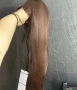 Кестенява луксозна  перука , снимка 10