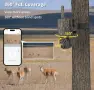 Ловна камера със соларен панел P600 - 4G въртяща соларна ловна камера с нощно виждане , снимка 2