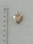 Сребърен медальон сърце , снимка 1 - Колиета, медальони, синджири - 34578302