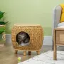Котешка пещера Pawhut, изработена от воден зюмбюл, снимка 8