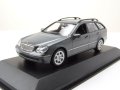 Mercedes C-Klasse T-Modell S203 Kombi 2001 - мащаб 1:43 Maxichamps моделът е нов в PVC дисплей-кейс, снимка 11
