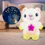 Плюшена играчка с нощна лампа 2в1 + детски фенер-проектор със светлинни картинки – комплект за уют и, снимка 4