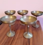 Винтидж месингови чаши , снимка 1