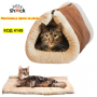 4149 Котешка топлоизолираща постелка с възможност за превръщане в тунел-къщичка, снимка 1 - За котки - 44793916