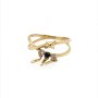 Златен дамски пръстен 1,90гр. размер:53 14кр. проба:585 модел:22363-1