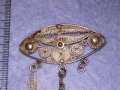 СТАРИННА ФИЛИГРАННА СРЕБЪРНА ВЪЗРОЖДЕНСКА БРОШКА РЪЧНА ИЗРАБОТКА 34412, снимка 9