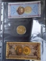 Сувенирни /  1 биткойн ,с УВ защита + 1 бр./ златно покритие + 1 монета 40 мм. , снимка 2
