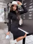 DREAMY Дамска пуловерна рокля, 5цвята , снимка 9