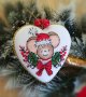 Коледни декорации с ръчна бродерия, снимка 2
