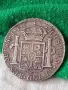 Стара сребърна монета от 1818 година крал Фернандо 7 Испания 28495, снимка 5
