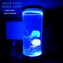 LED нощна лампа - аквариум с две синтетични медузи,пет цвята, снимка 3