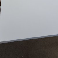 Бюро HOMCOM компютърно бюро 110 x 50 x 76 см бяло с 3 забележки, снимка 6 - Бюра - 41408003