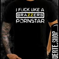 Тениска с щампа BRAZZERS PORNSTAR, снимка 1 - Тениски - 36130869