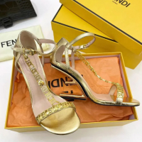 Дамски елегантни сандали FENDI (35-40) - реплика, снимка 4 - Дамски обувки на ток - 36136078