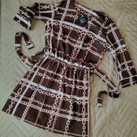 Чисто нова рокля/туника Напудрени , снимка 1 - Рокли - 42299072