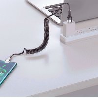 захранващ Кабел USB към type C , 66W 5A, за зареждане смартфони Android Xiaomi Samsung Huawei, снимка 1 - USB кабели - 41657741