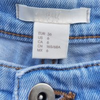 Къси дънкови панталони H&M размер S-М, снимка 4 - Къси панталони и бермуди - 40998155