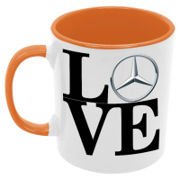 Чаша Mercedes LOVE, снимка 4 - Чаши - 36138914