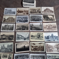 стари черно-бели пощенски картички Прага, снимка 1 - Колекции - 44925028