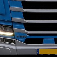 К-т Модули с LED бяла/жълта светлина и светкавица за Scania R S 2017+, снимка 2 - Аксесоари и консумативи - 41893937