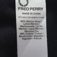 Fred Perry Merino Wool/ Cotton Mens Size M НОВО! ОРИГИНАЛ! Мъжки тънък Вълнен Пуловер!, снимка 12 - Пуловери - 44826702